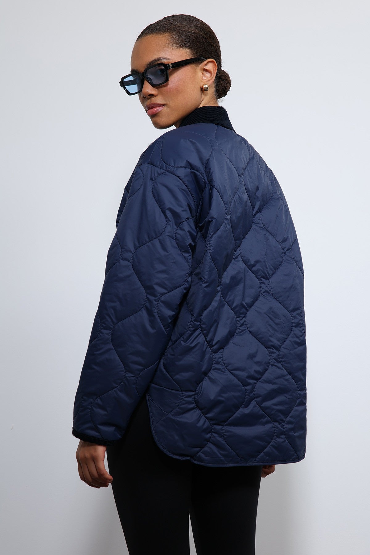 Antioch Contrast Collar Patterned Jacket