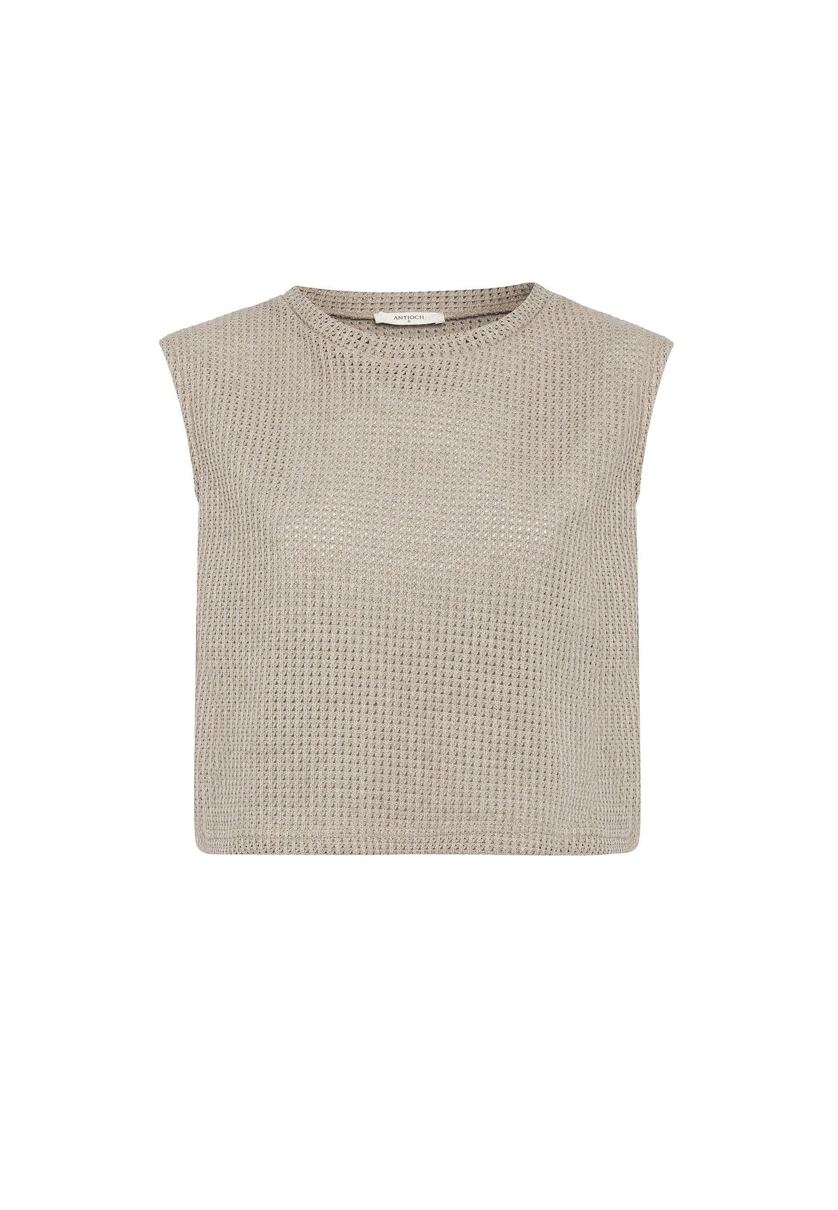 Antioch Lace-Up Knit-Textured Women's Top