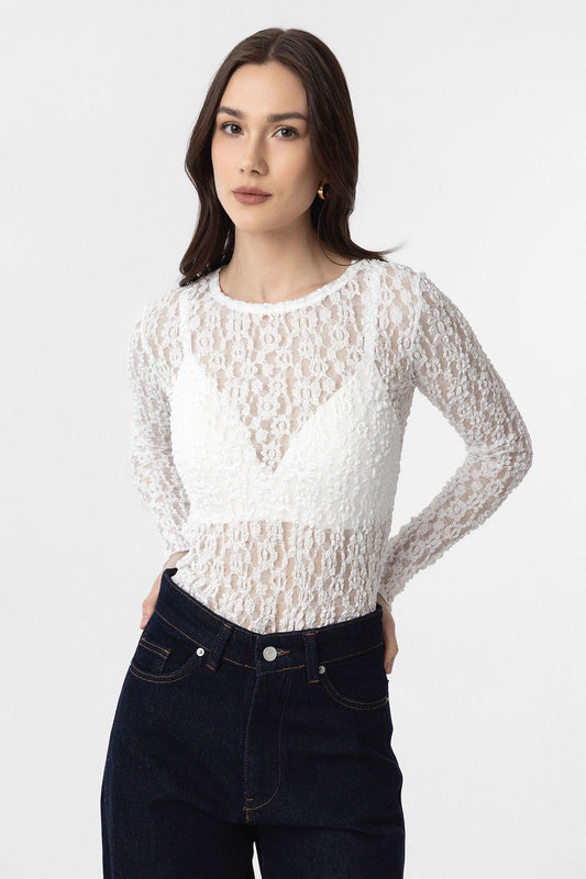 Antioch Lace Sheer Women's Top