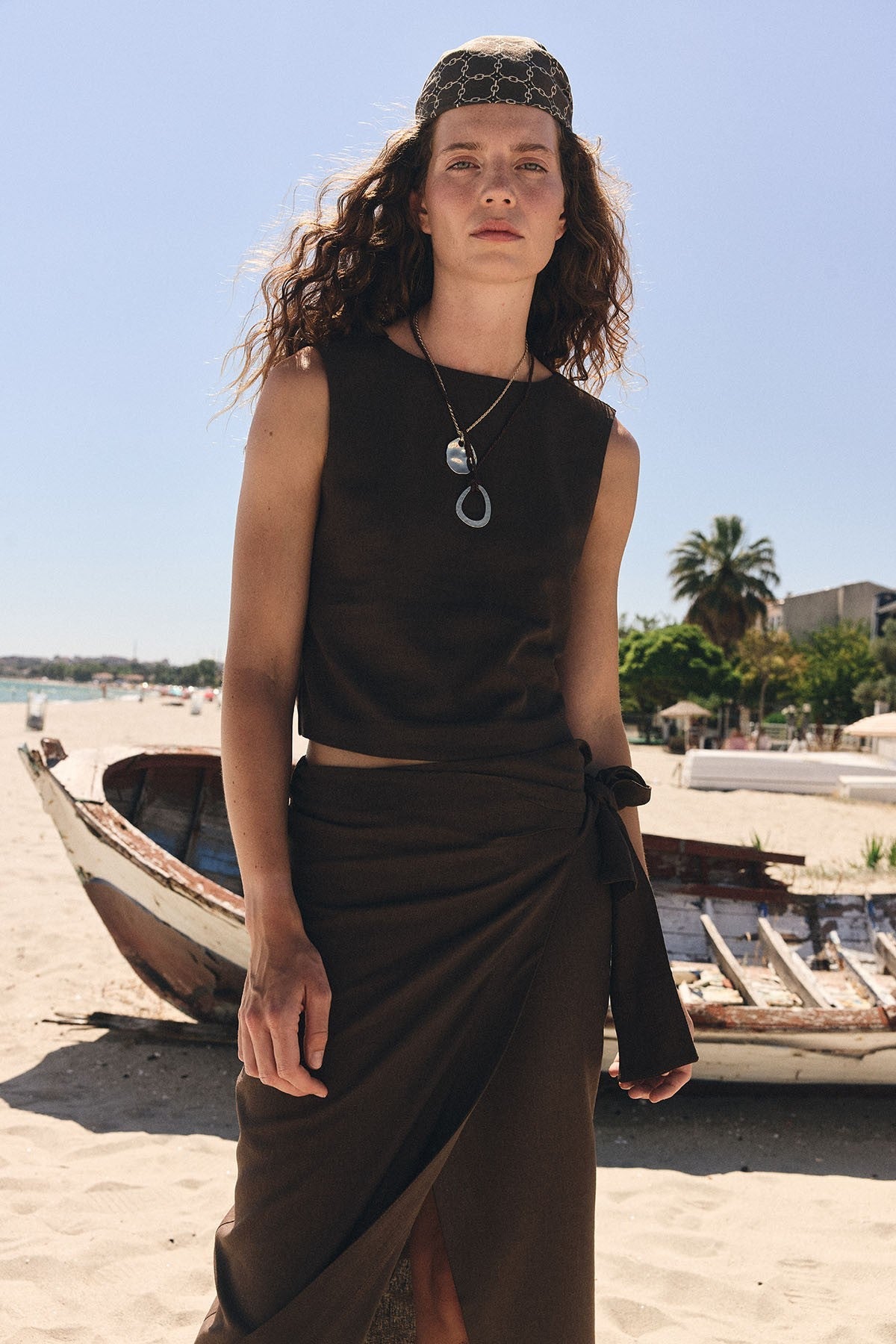 Antioch Women's Blouse with Linen Blend