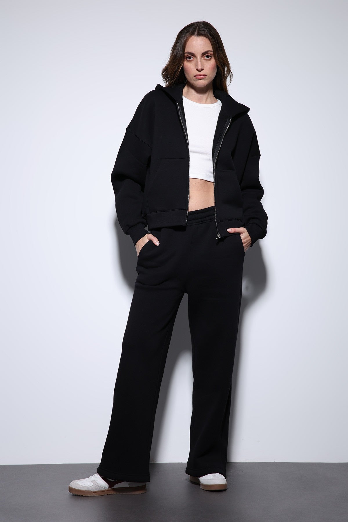 Antioch Women's Zipper-Front Hooded Sweatshirt