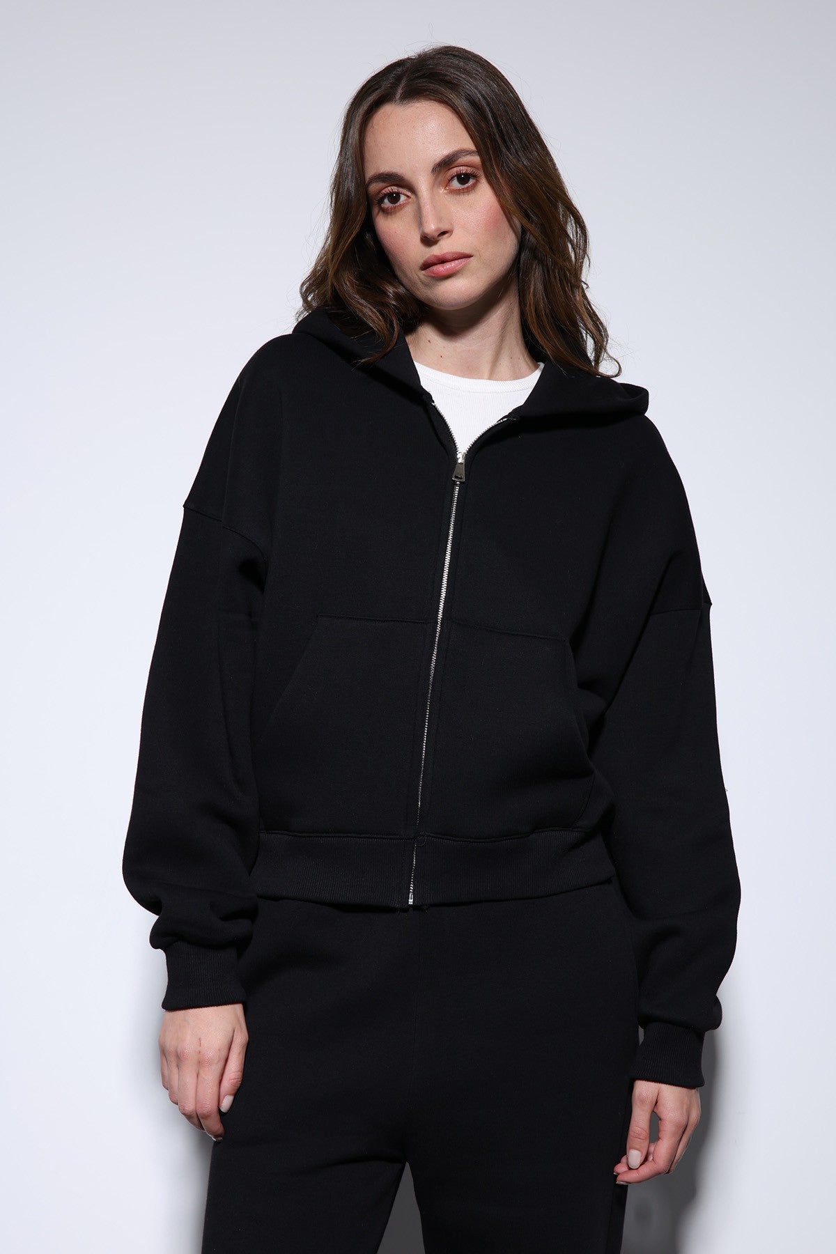Antioch Women's Zipper-Front Hooded Sweatshirt