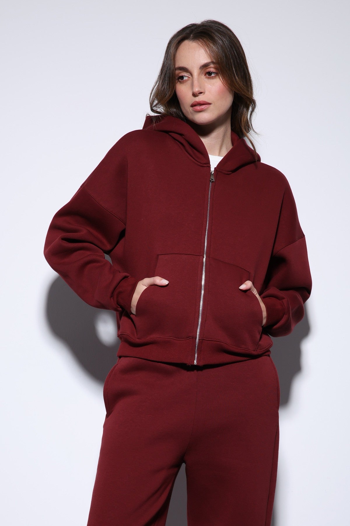 Antioch Women's Zipper-Front Hooded Sweatshirt