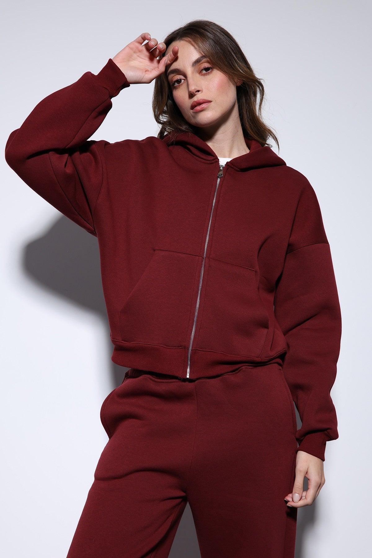 Antioch Women's Zipper-Front Hooded Sweatshirt