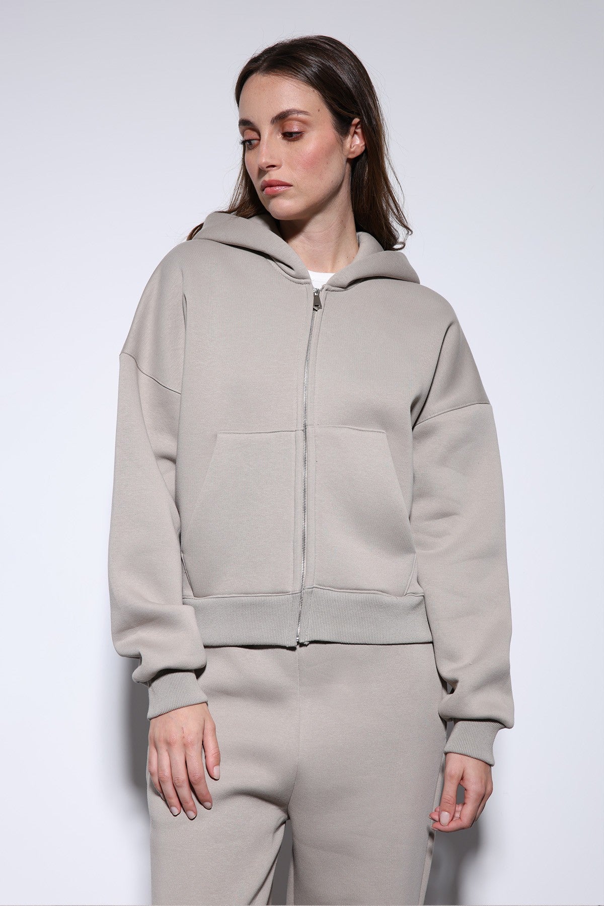 Antioch Women's Zipper-Front Hooded Sweatshirt