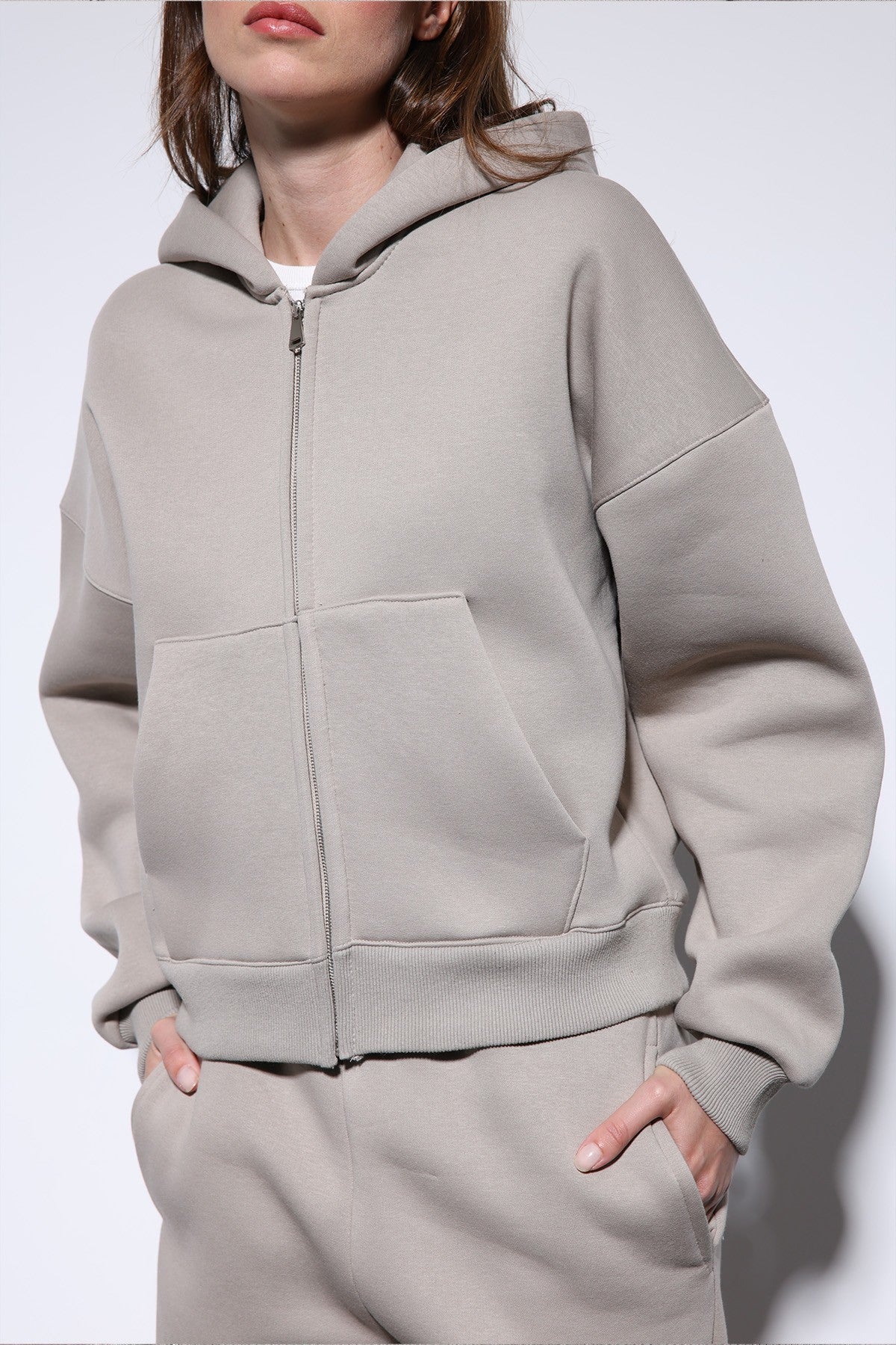 Antioch Women's Zipper-Front Hooded Sweatshirt