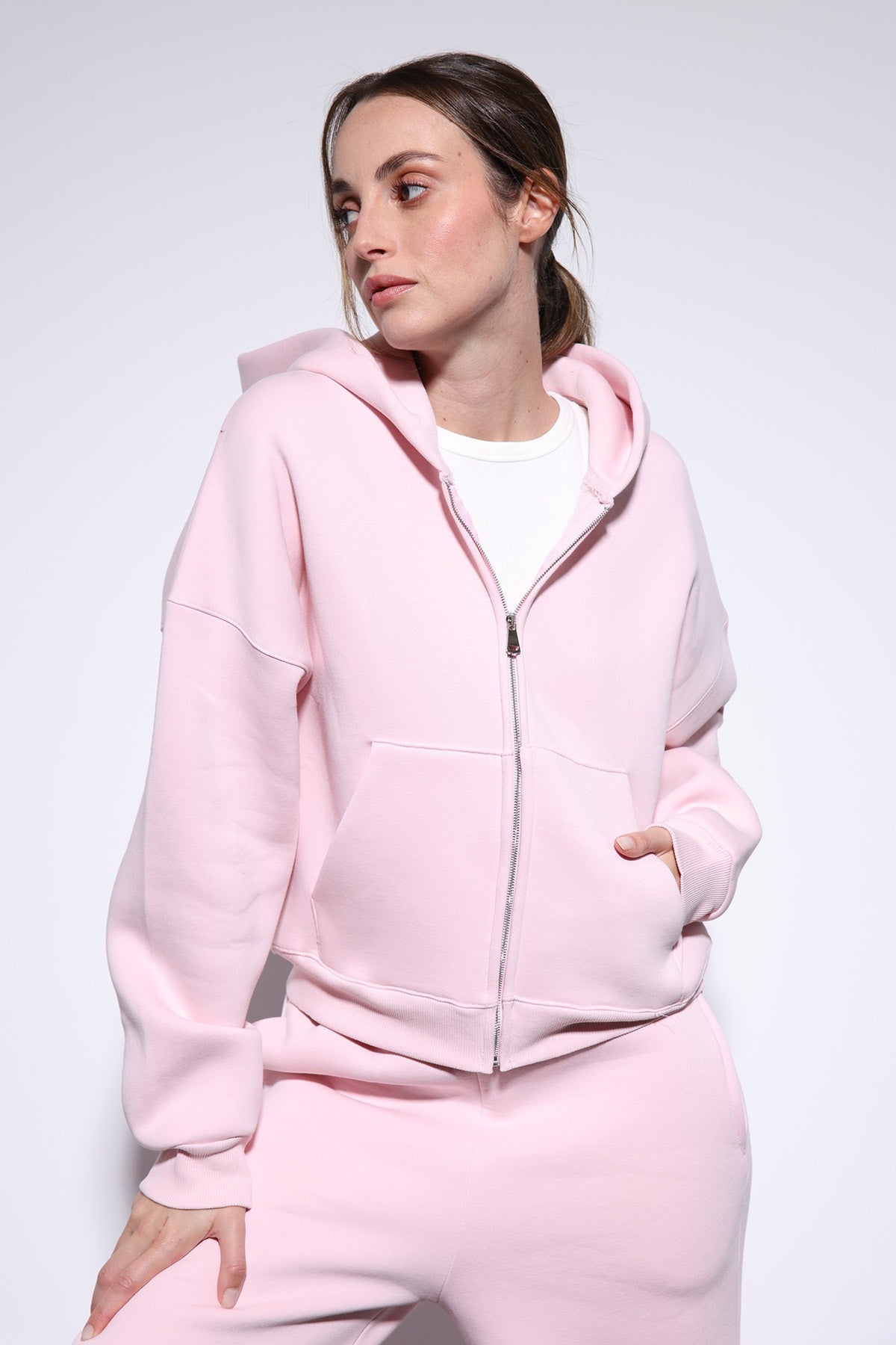 Antioch Women's Zipper-Front Hooded Sweatshirt