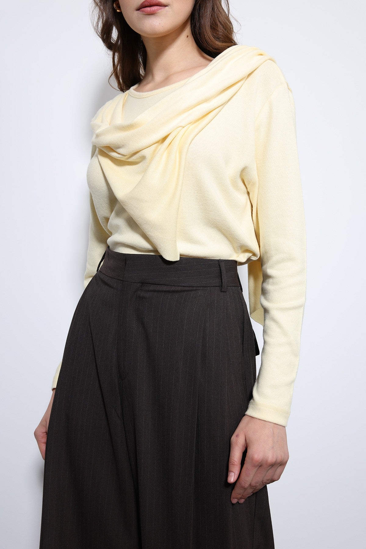 Antioch Draped Shawl with Detailed Top