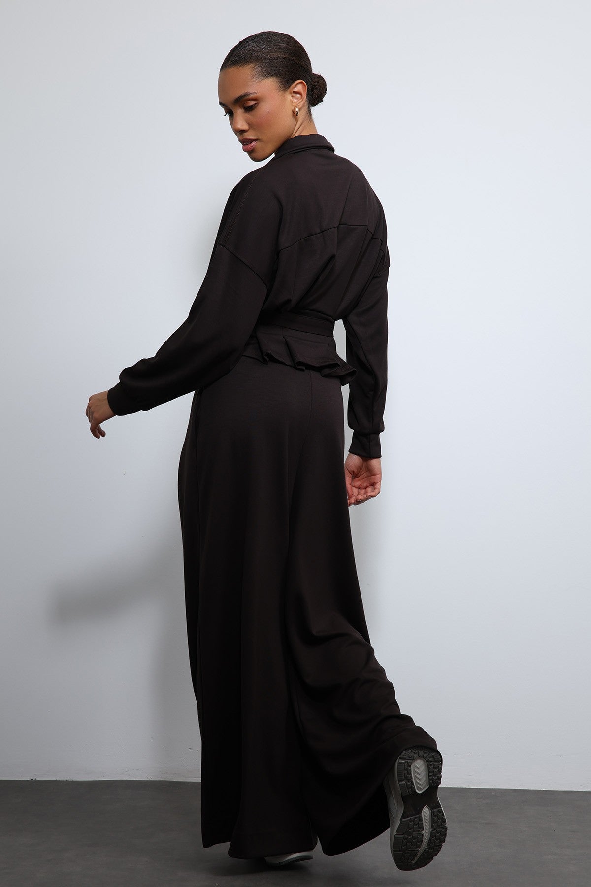 Antioch Belted Wide-Leg Pants Suit
