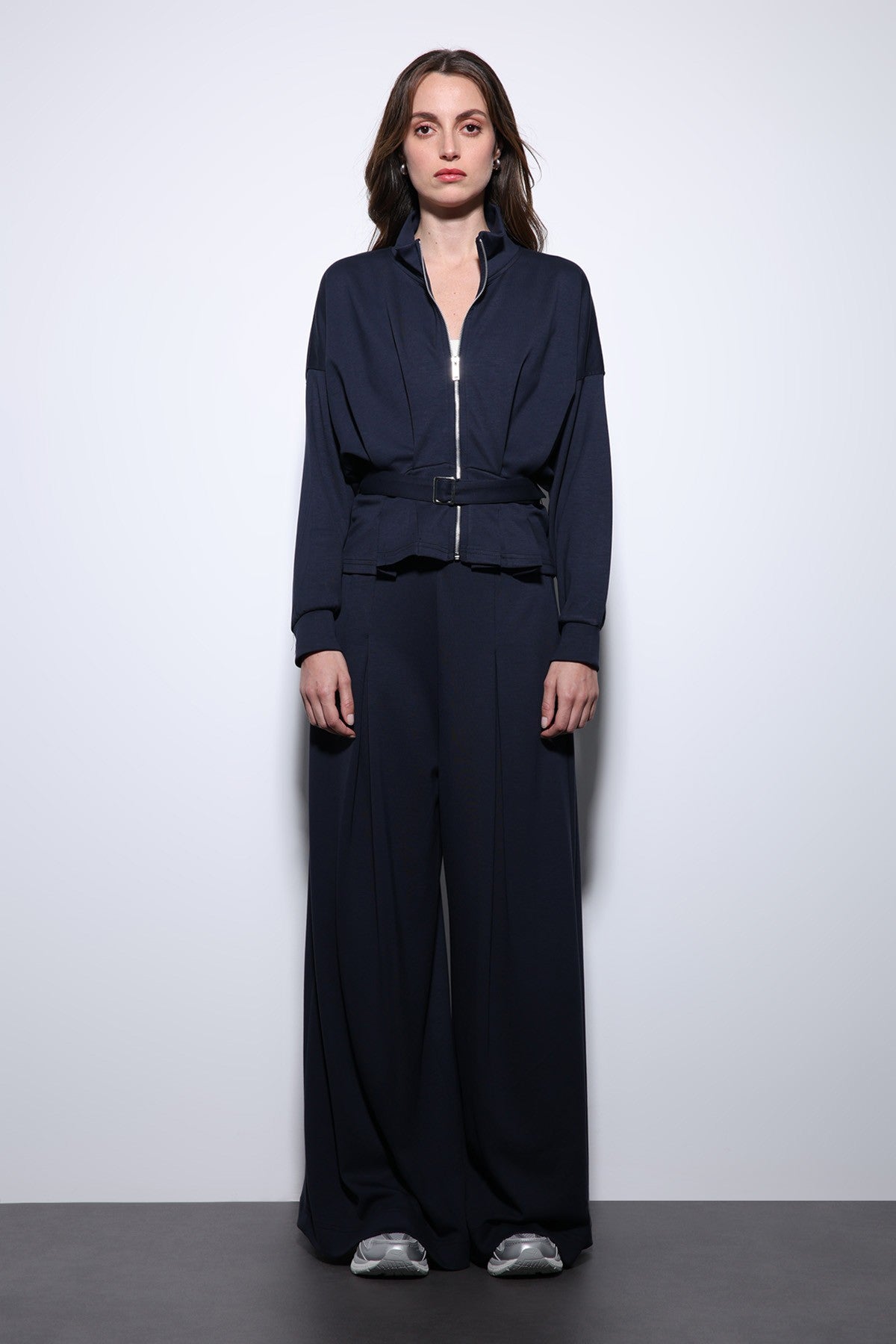 Antioch Belted Wide-Leg Pants Suit