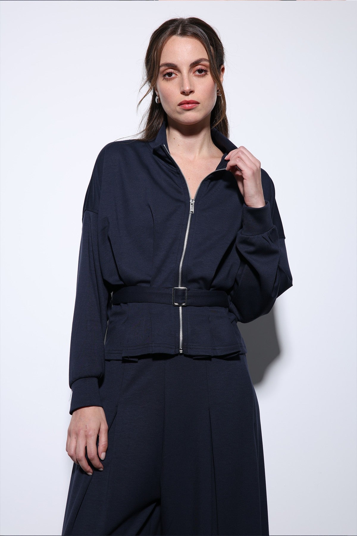 Antioch Belted Wide-Leg Pants Suit