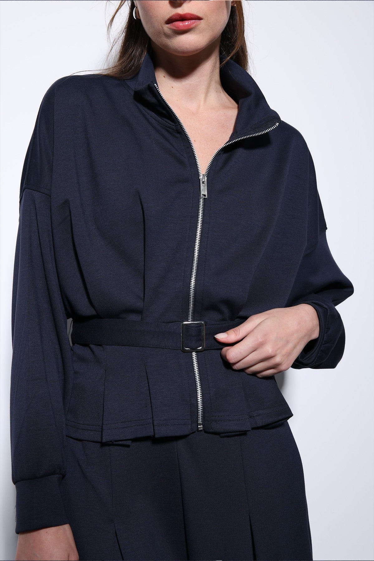 Antioch Belted Wide-Leg Pants Suit