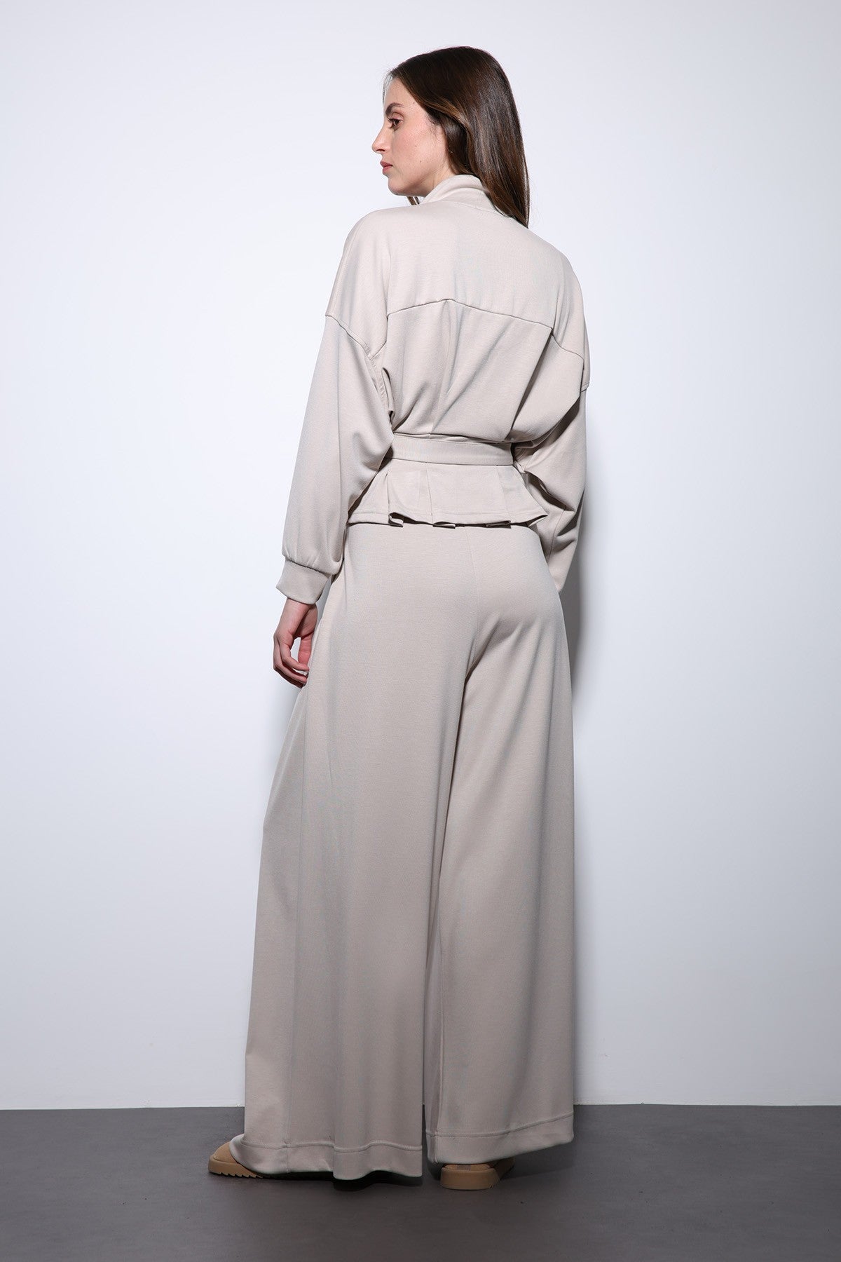 Antioch Belted Wide-Leg Pants Suit