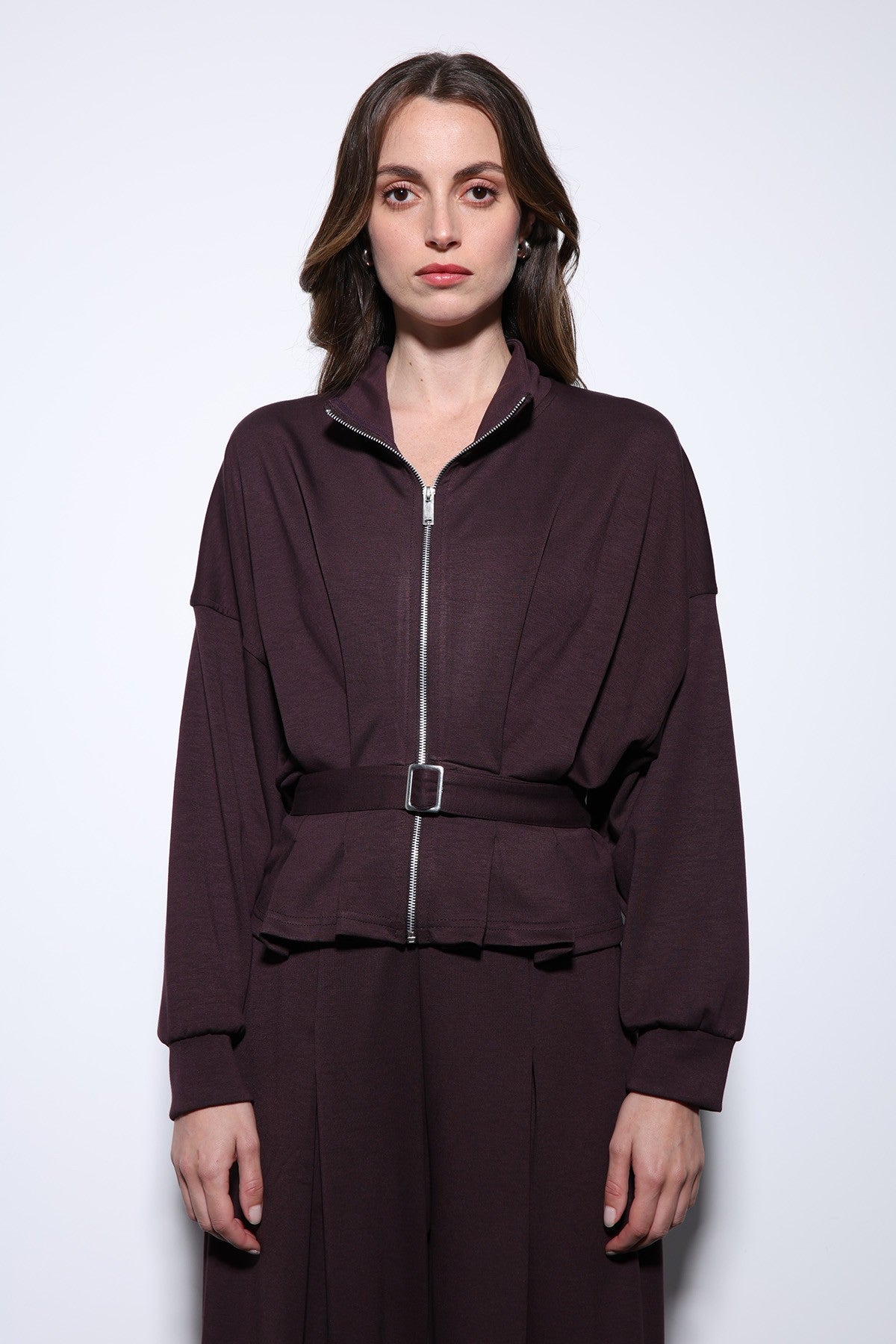 Antioch Belted Wide-Leg Pants Suit