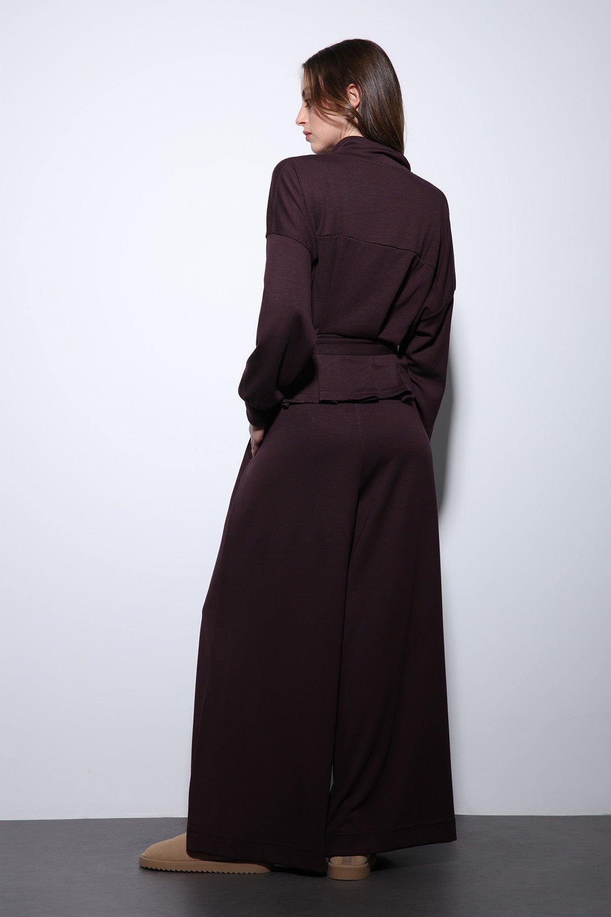 Antioch Belted Wide-Leg Pants Suit
