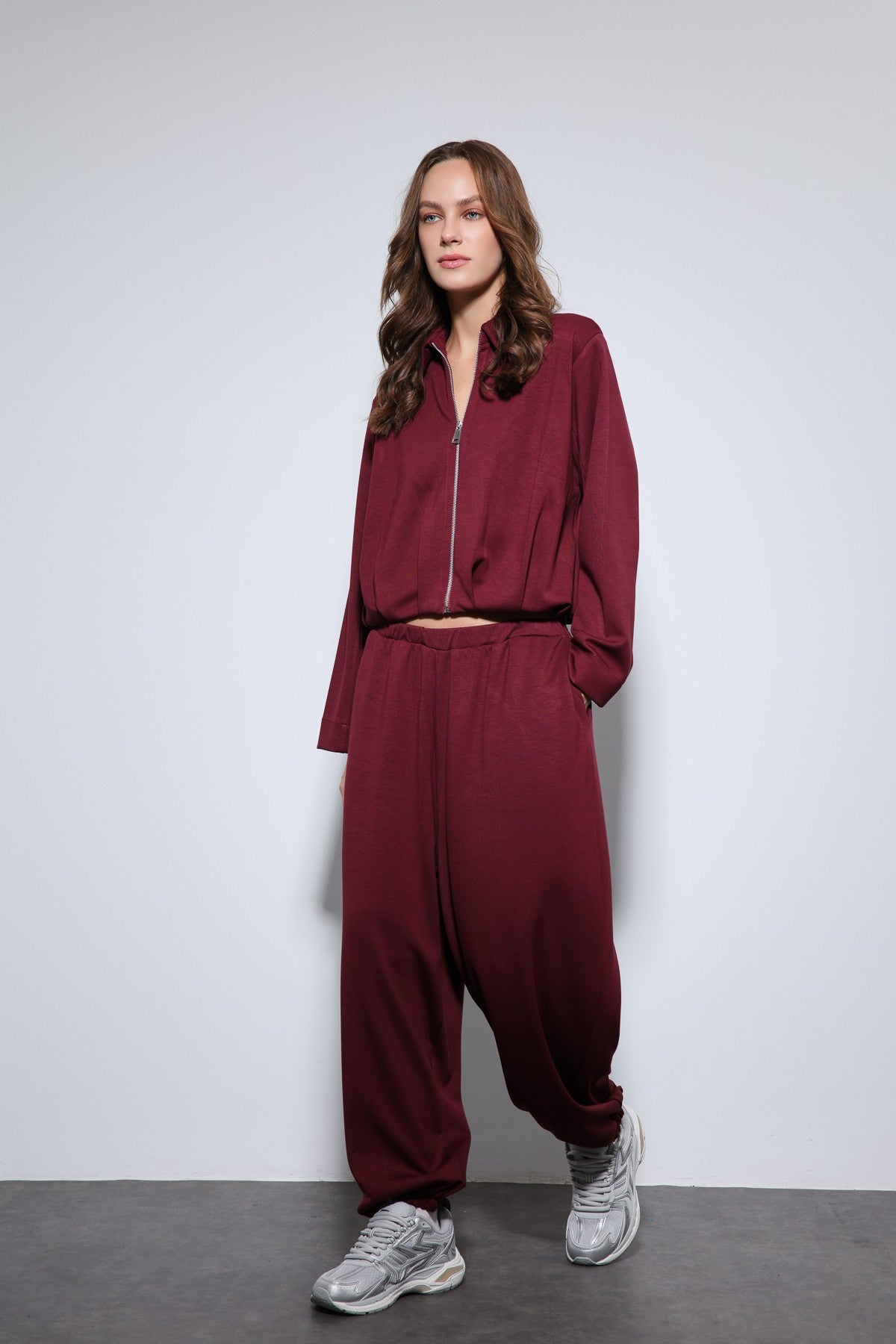 Antioch Oversized Jacket and Elastic-Cuffed Pants Sweatsuit Set