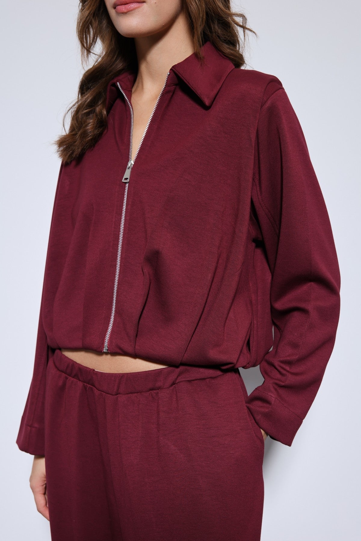 Antioch Oversized Jacket and Elastic-Cuffed Pants Sweatsuit Set
