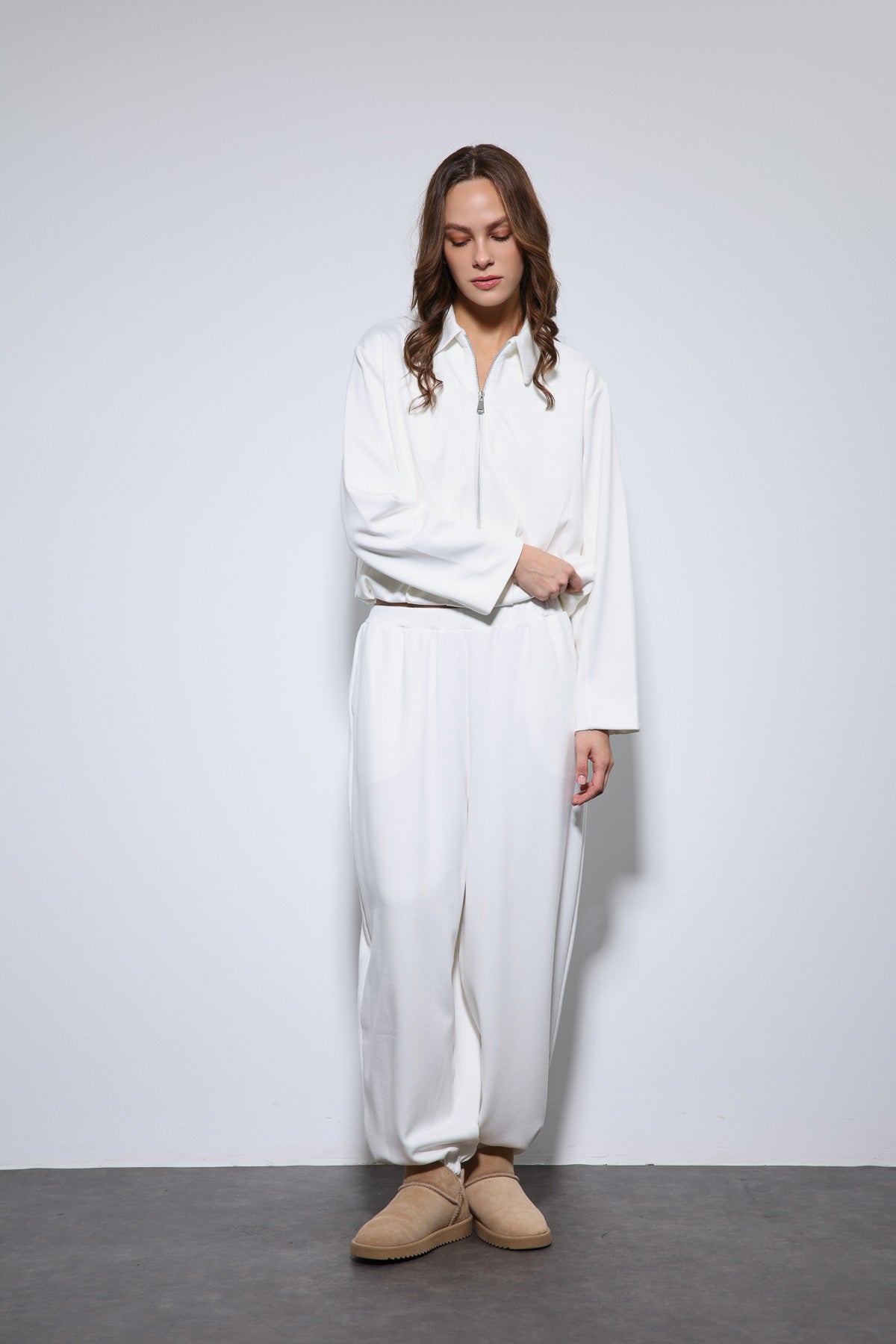 Antioch Oversized Jacket and Elastic-Cuffed Pants Sweatsuit Set