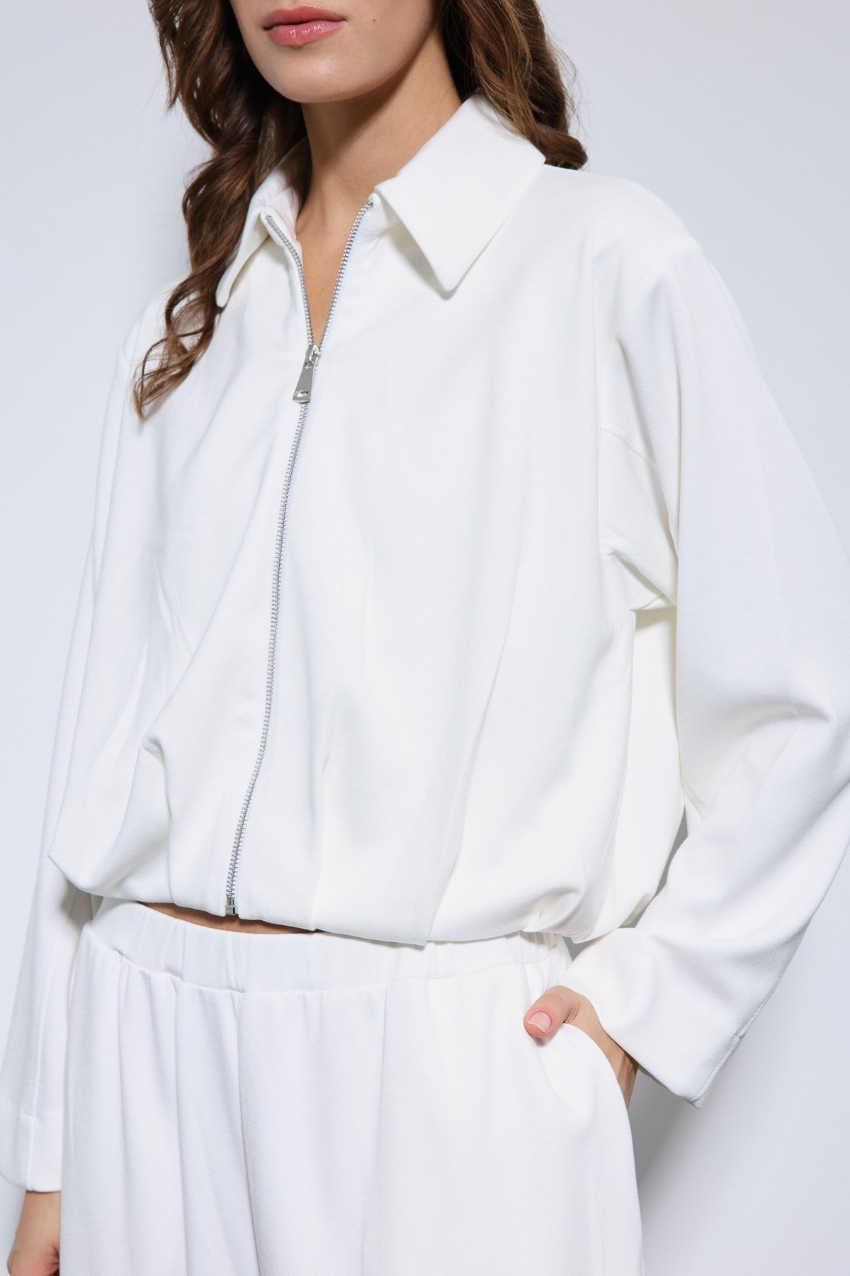 Antioch Oversized Jacket and Elastic-Cuffed Pants Sweatsuit Set