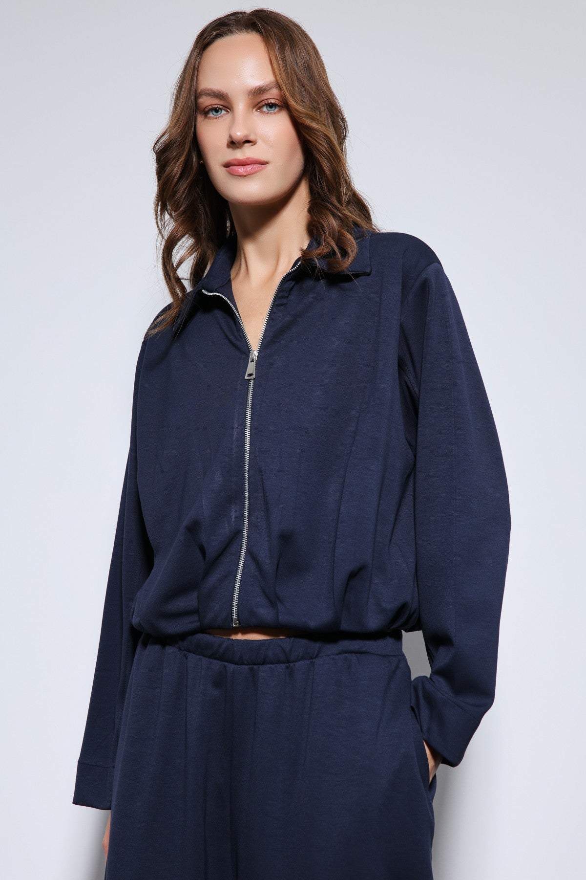 Antioch Oversized Jacket and Elastic-Cuffed Pants Sweatsuit Set