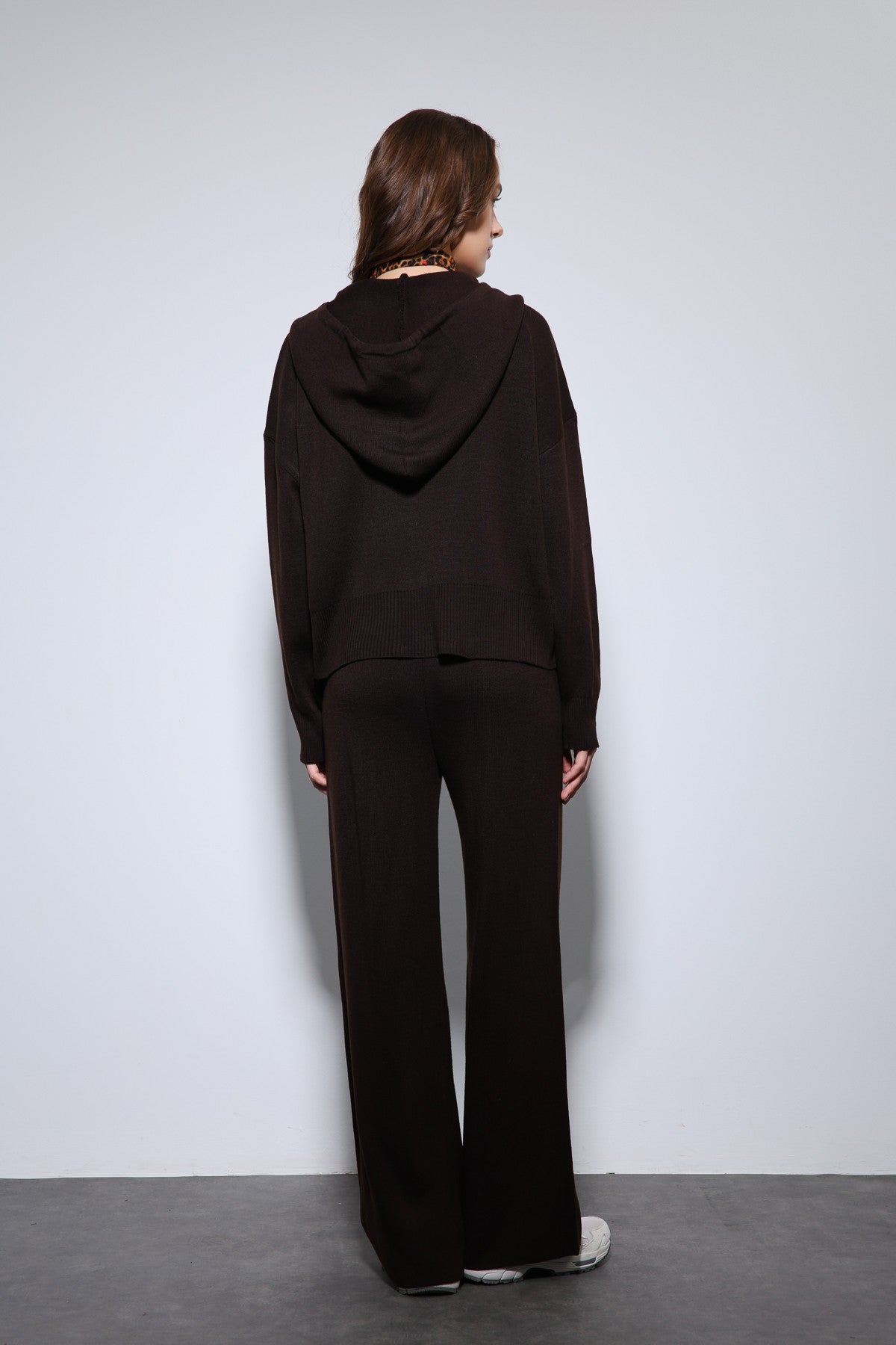 Antioch Hooded Top and Wide-Leg Knit Set