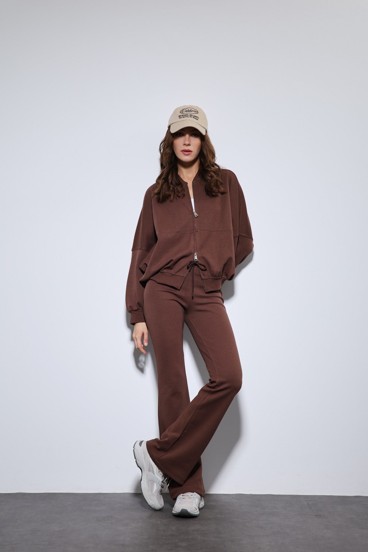 Antioch Bomber Jacket and Flared-Leg Sweatpants Set