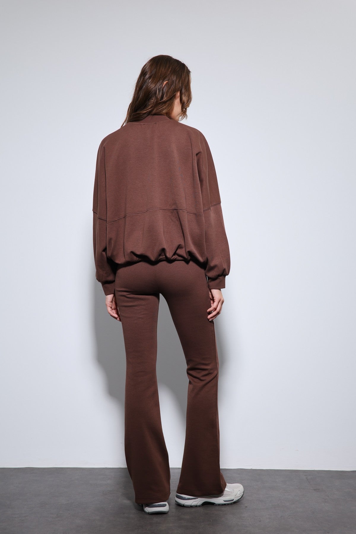 Antioch Bomber Jacket and Flared-Leg Sweatpants Set