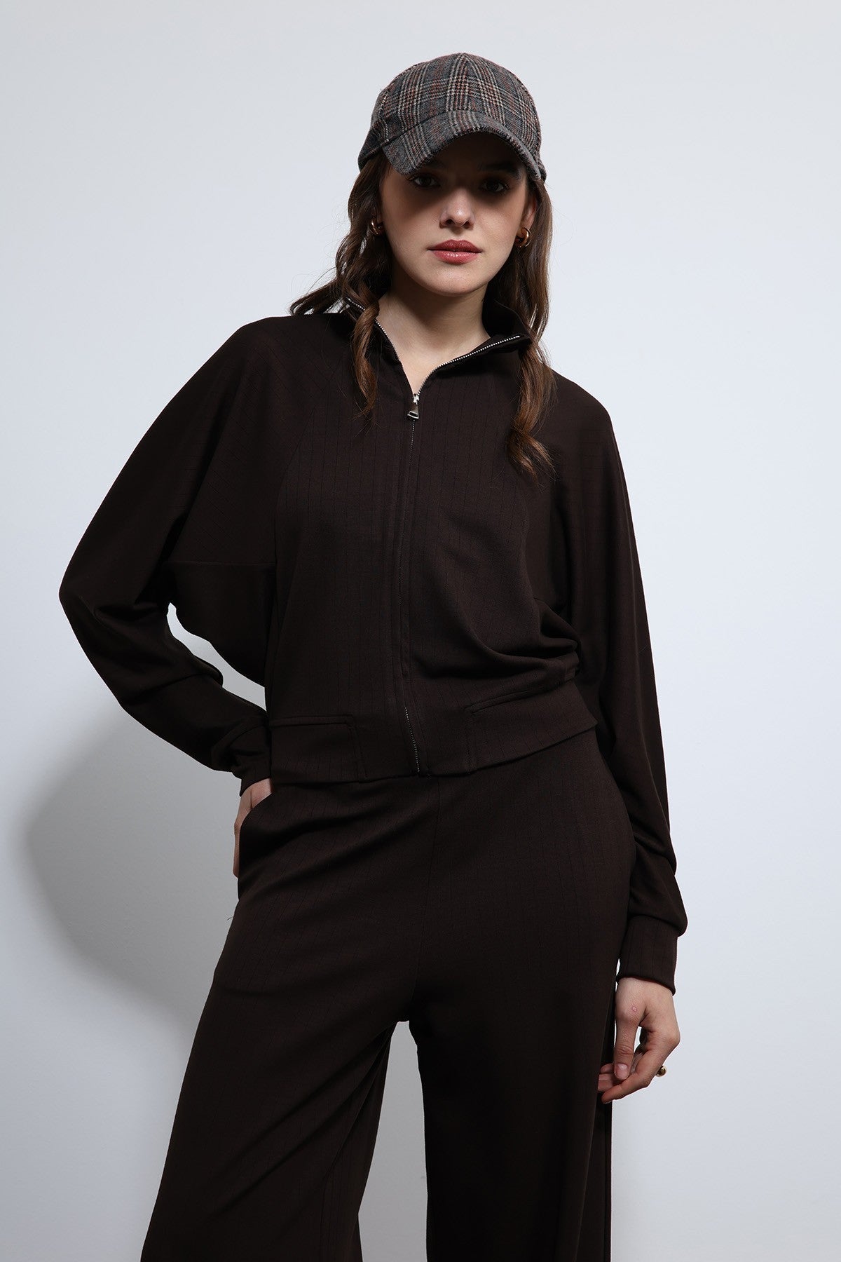 Antioch Wide-Leg Striped Sweatsuit