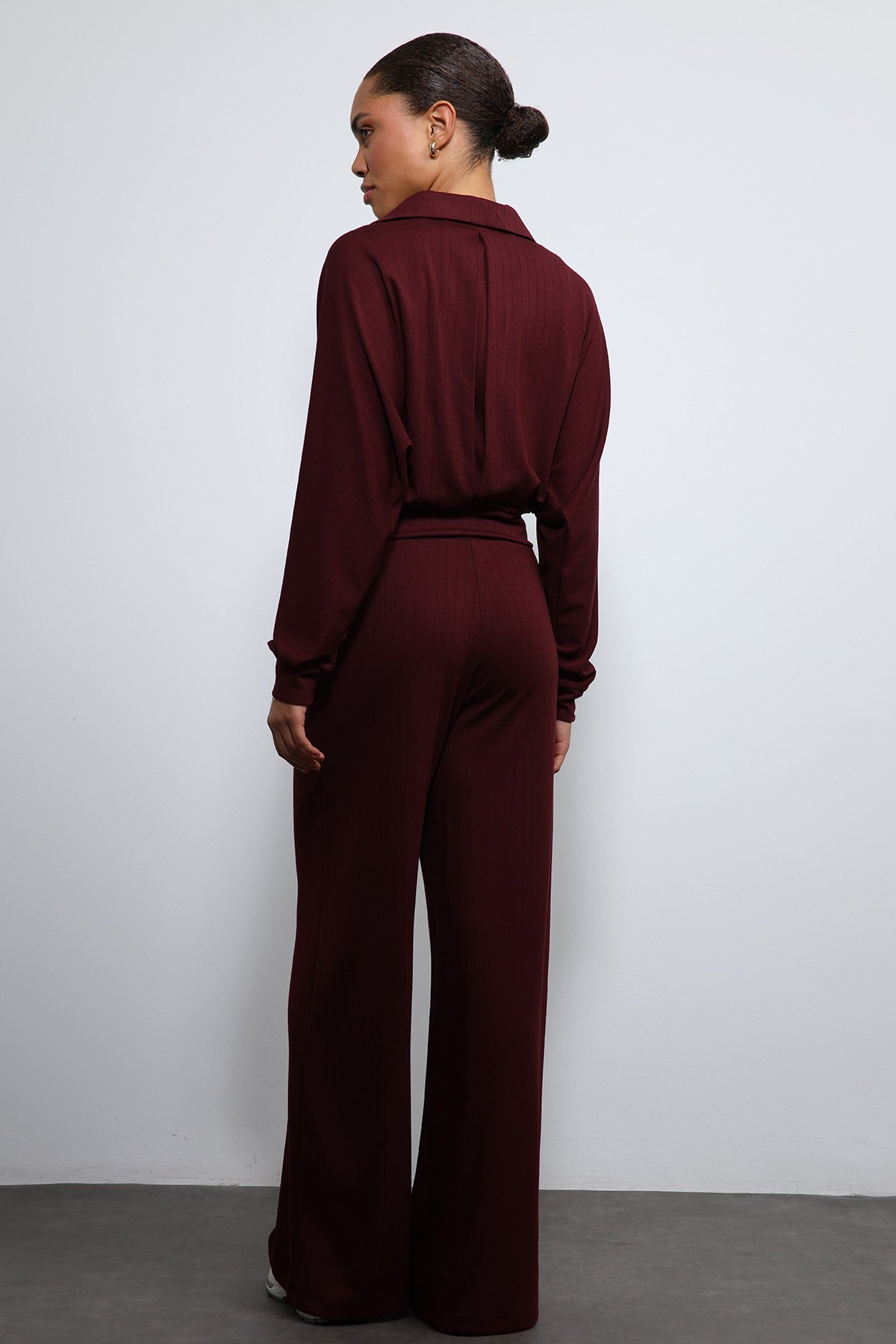 Antioch Wide-Leg Striped Sweatsuit