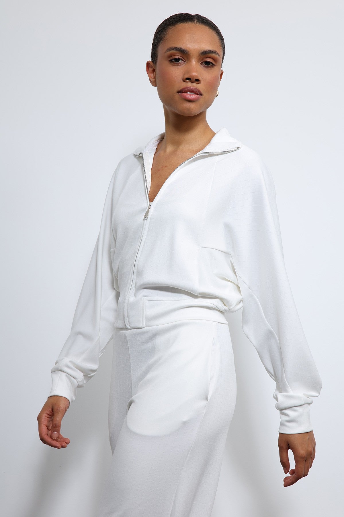 Antioch Wide-Leg Striped Sweatsuit