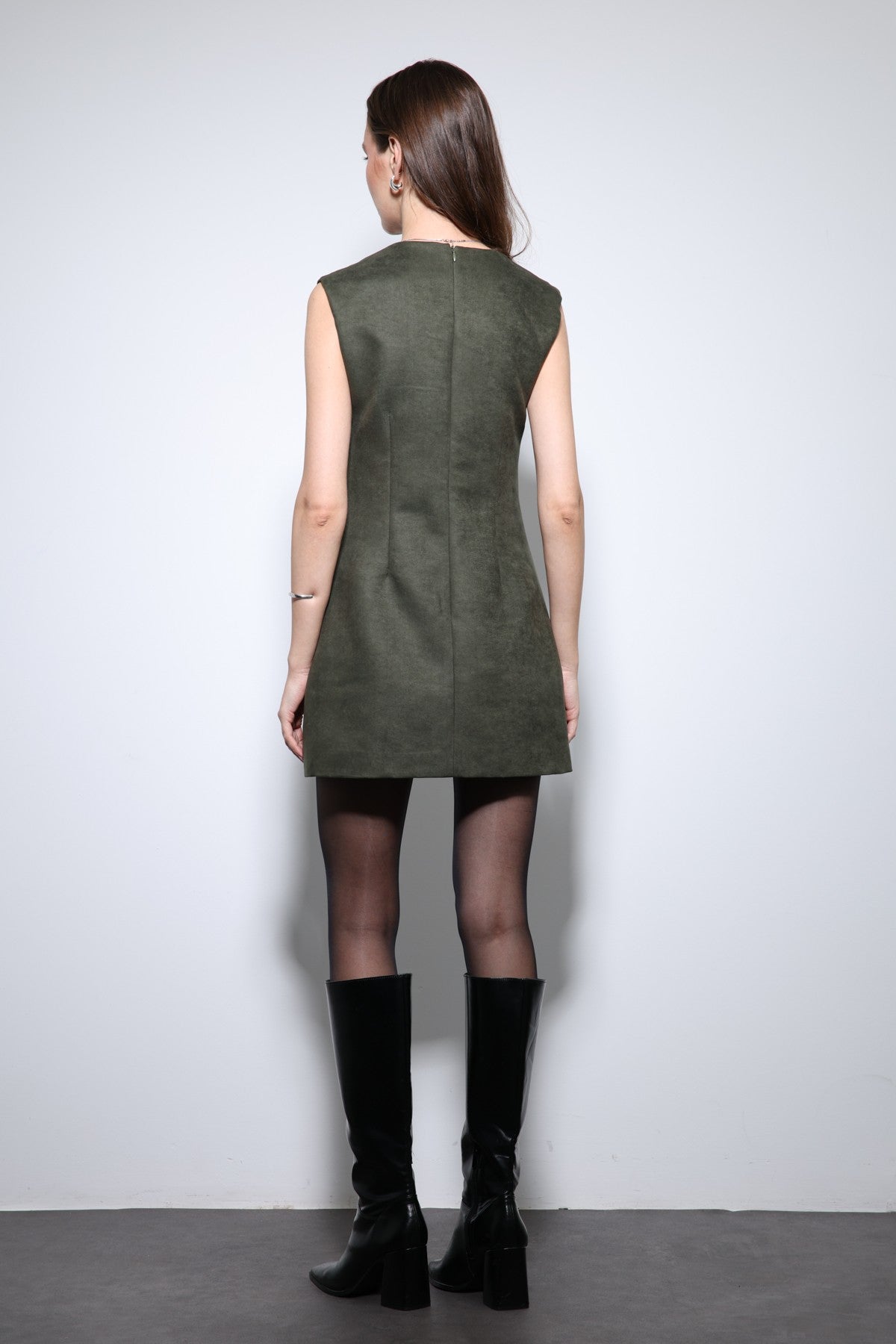 Antioch Low-Cut Short Dress