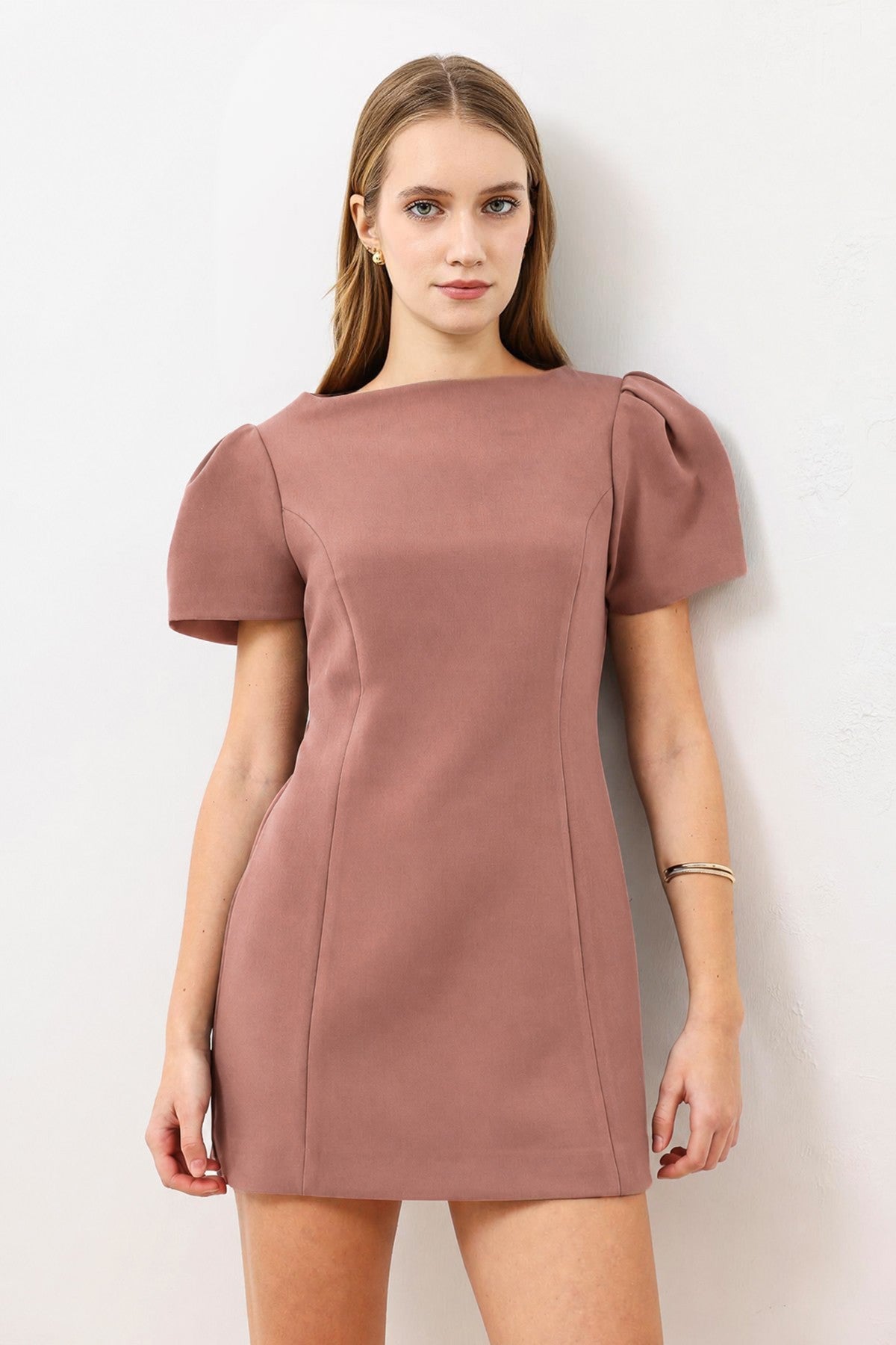 Ruffled Short Women's Dress