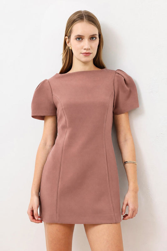 Ruffled Short Women's Dress