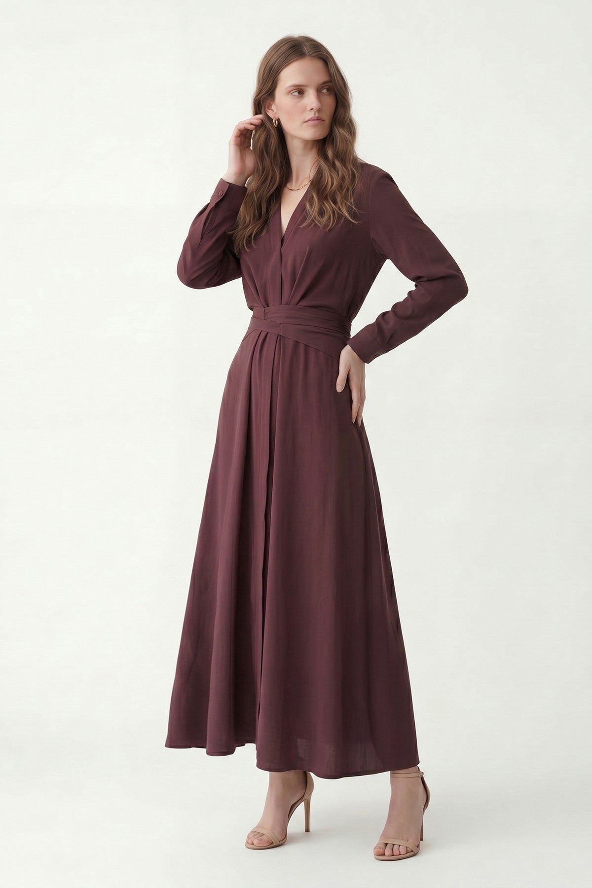 Antioch 100% Lyocell Women's Dress with Belt