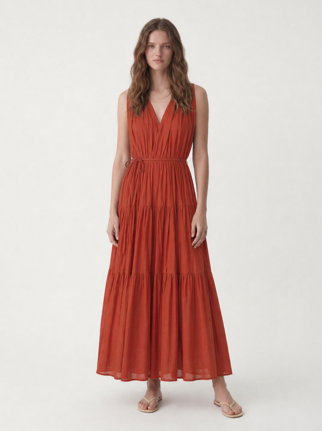 Vual Cotton Women's Midi Dress