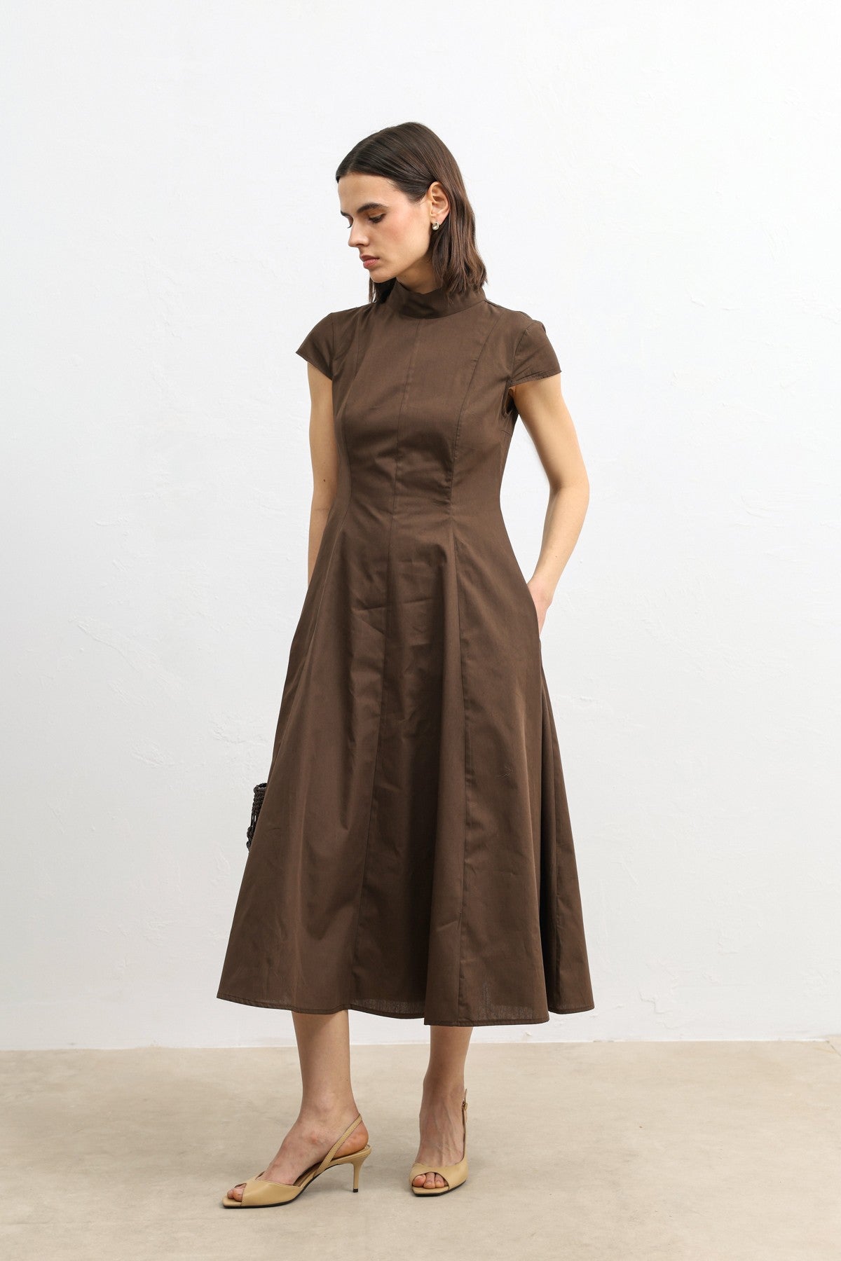 Antioch Poplin Women's Midi Dress
