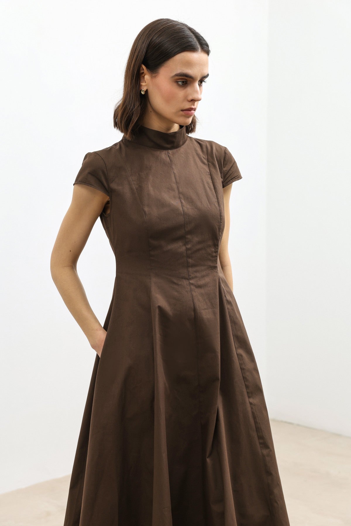 Antioch Poplin Women's Midi Dress