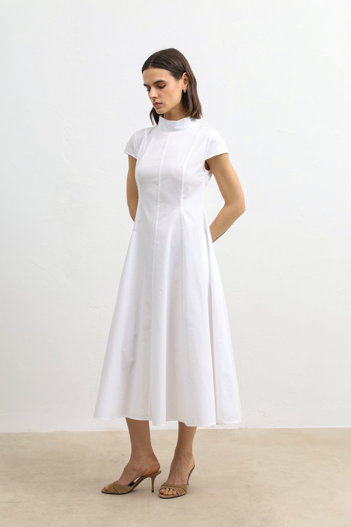 Antioch Poplin Women's Midi Dress