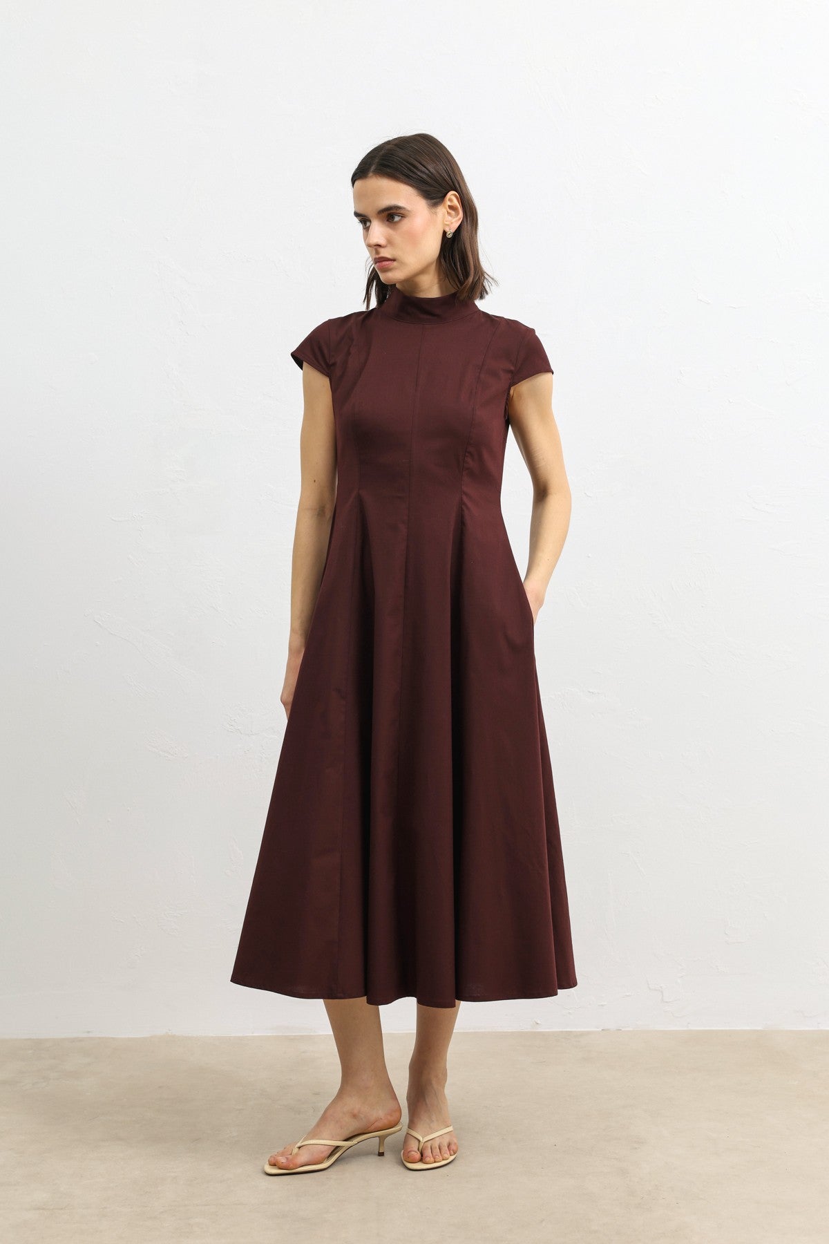 Antioch Poplin Women's Midi Dress