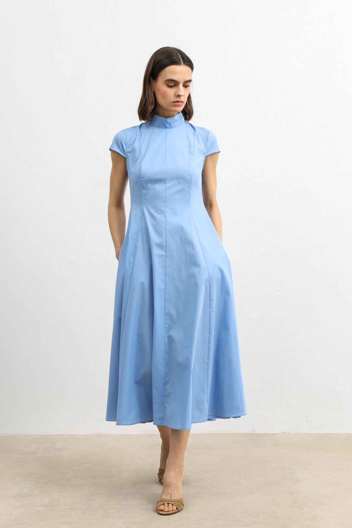 Antioch Poplin Women's Midi Dress