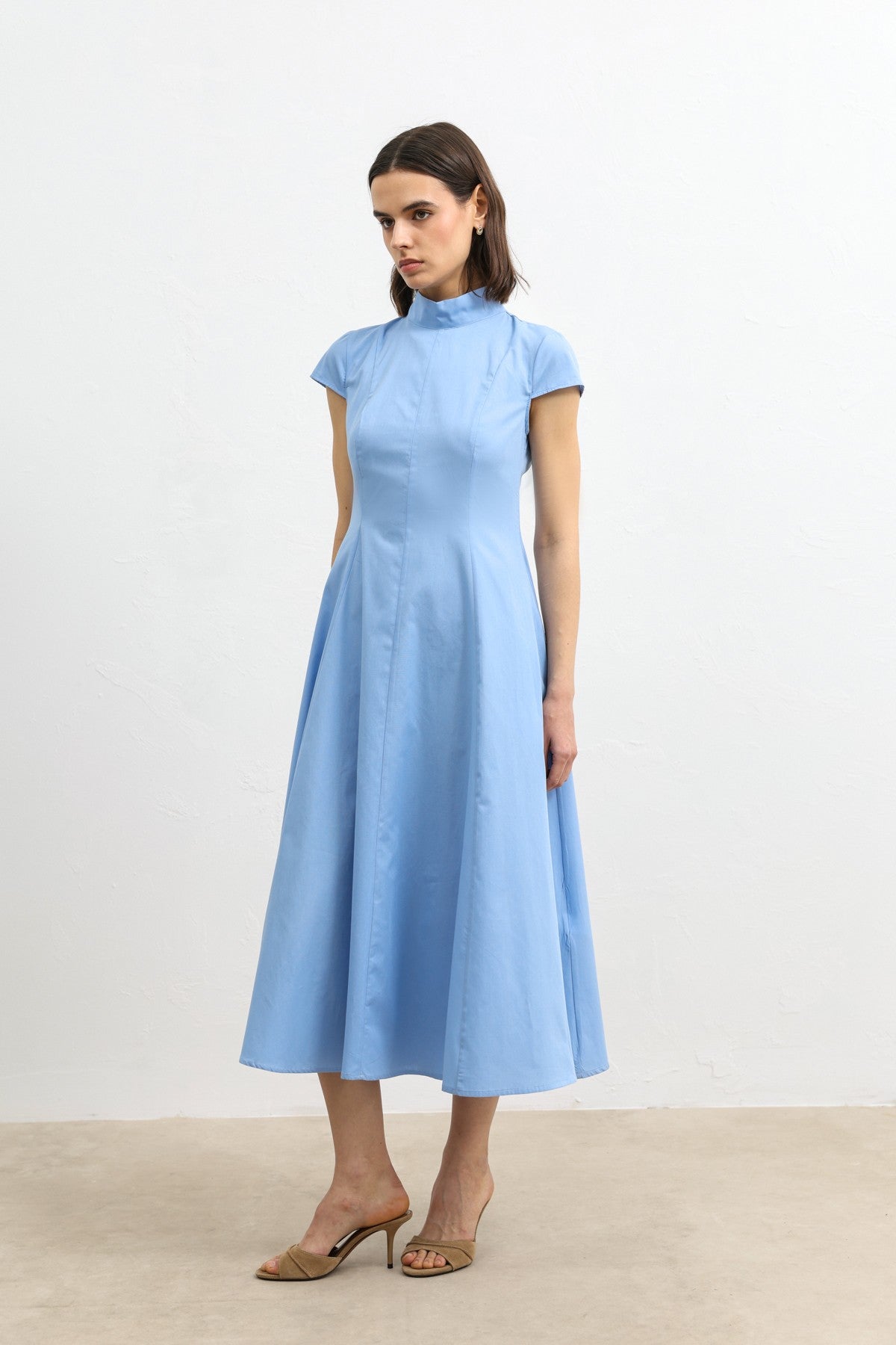 Antioch Poplin Women's Midi Dress