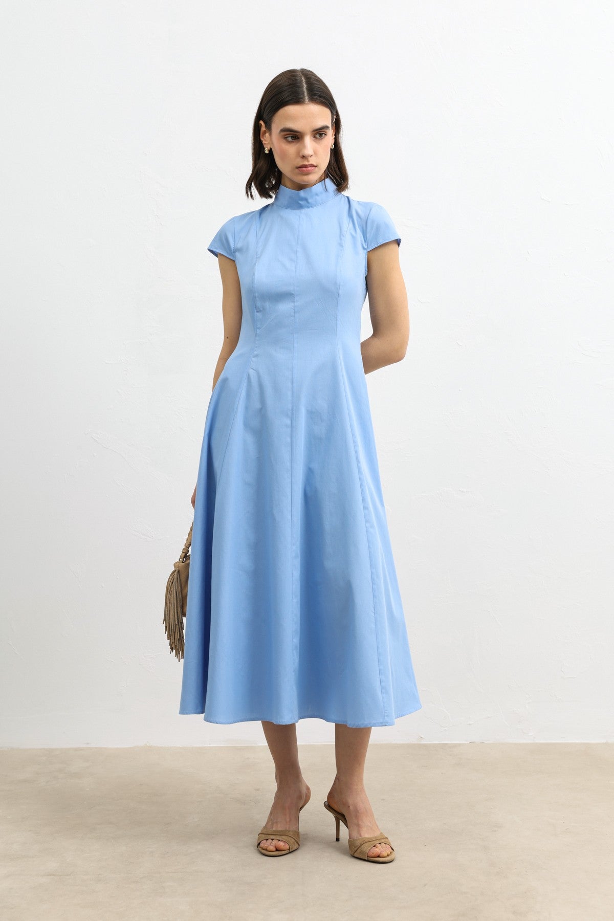 Antioch Poplin Women's Midi Dress