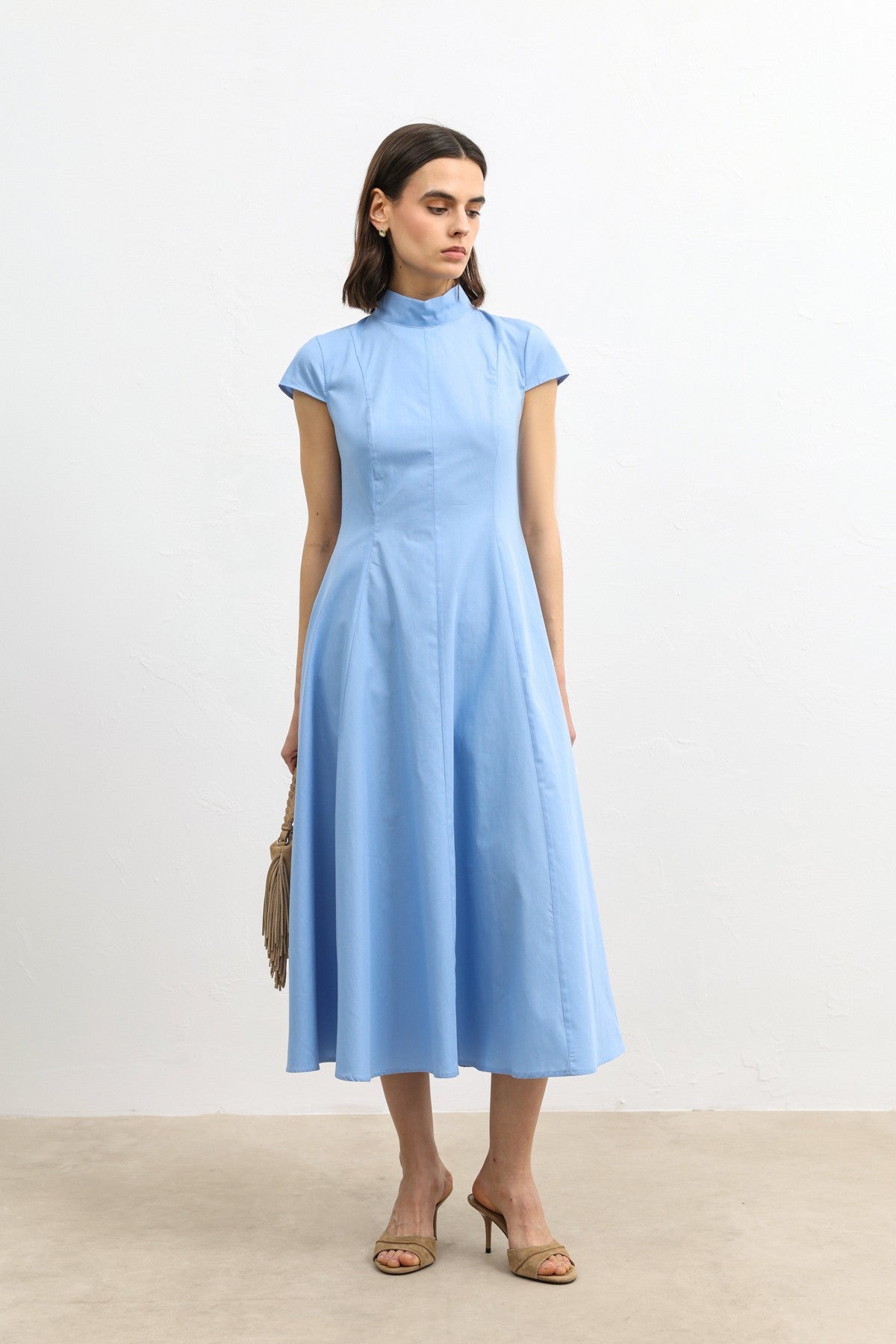 Antioch Poplin Women's Midi Dress