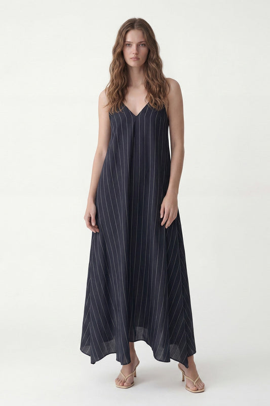 Antioch Women's Striped Dress with Modal Blend