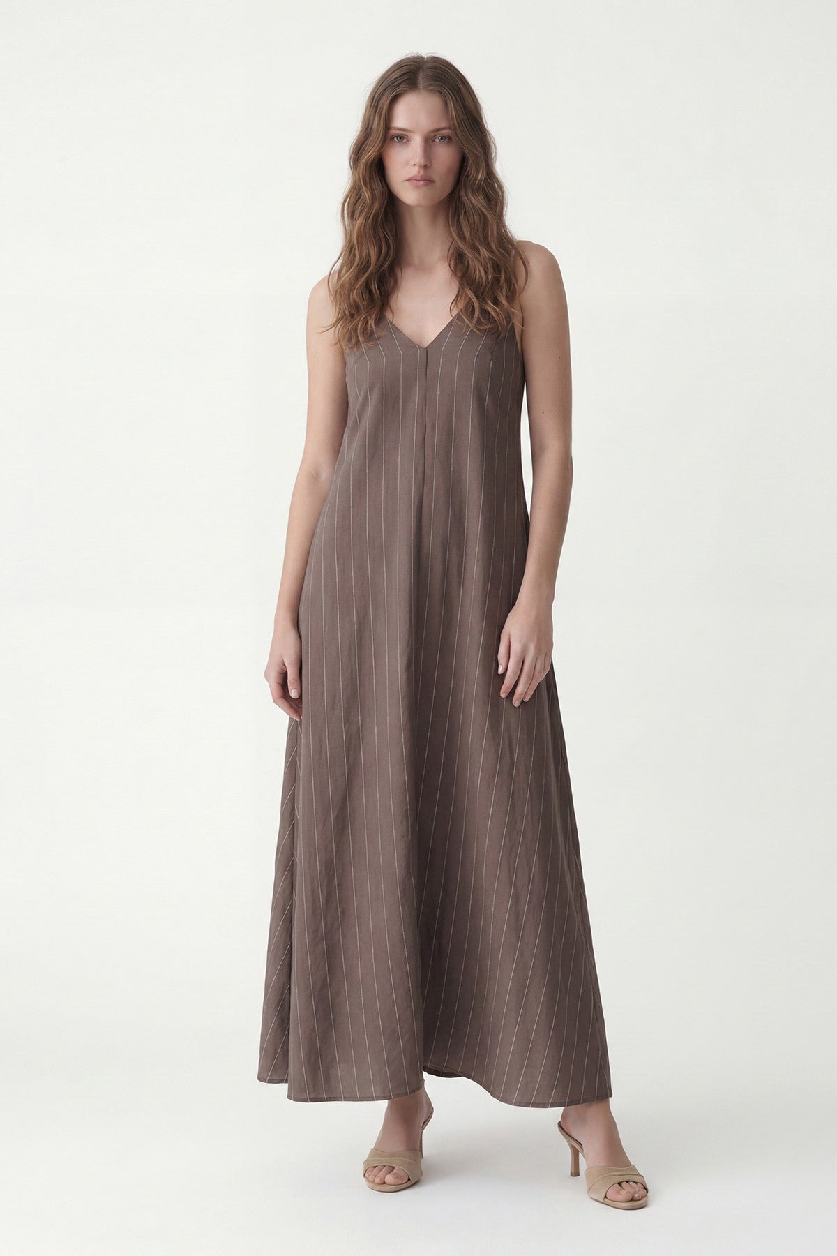 Antioch Women's Striped Dress with Modal Blend