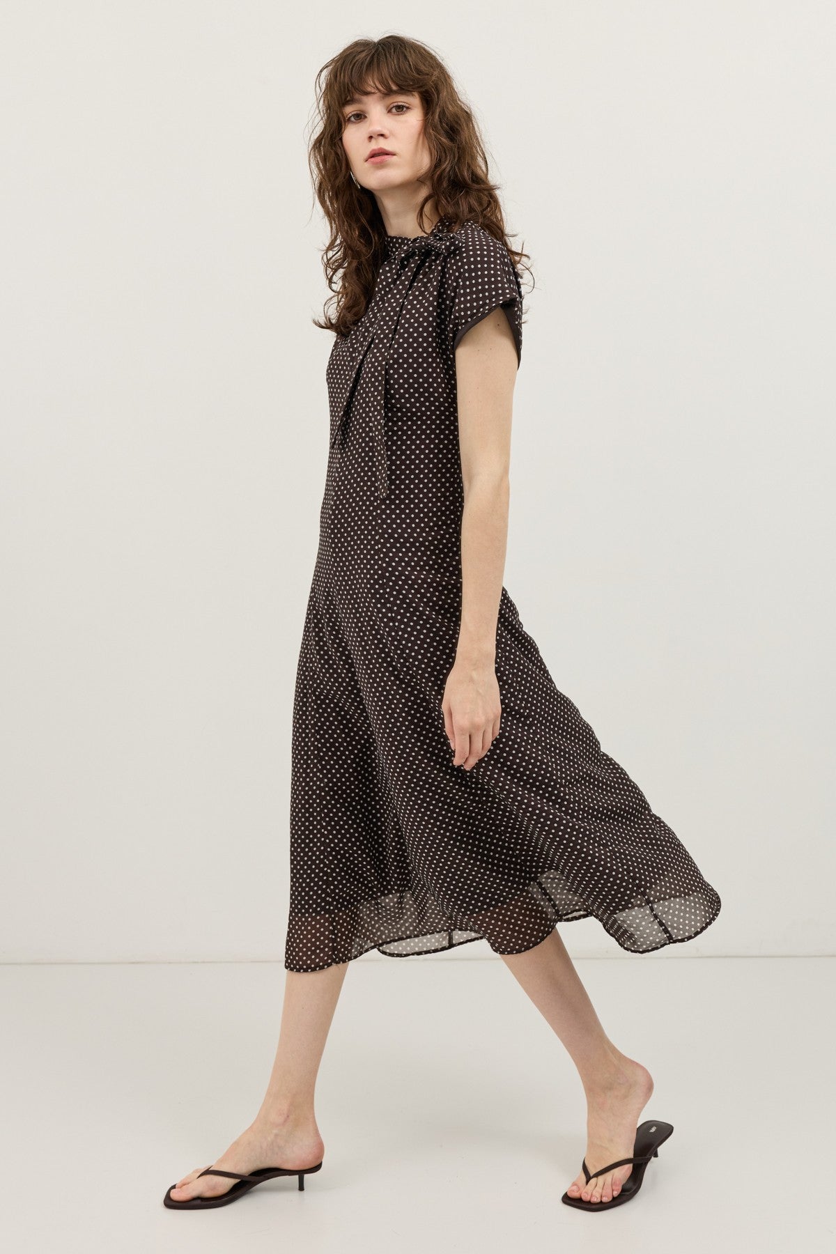 Antioch Polka-Dot Women's Midi Dress