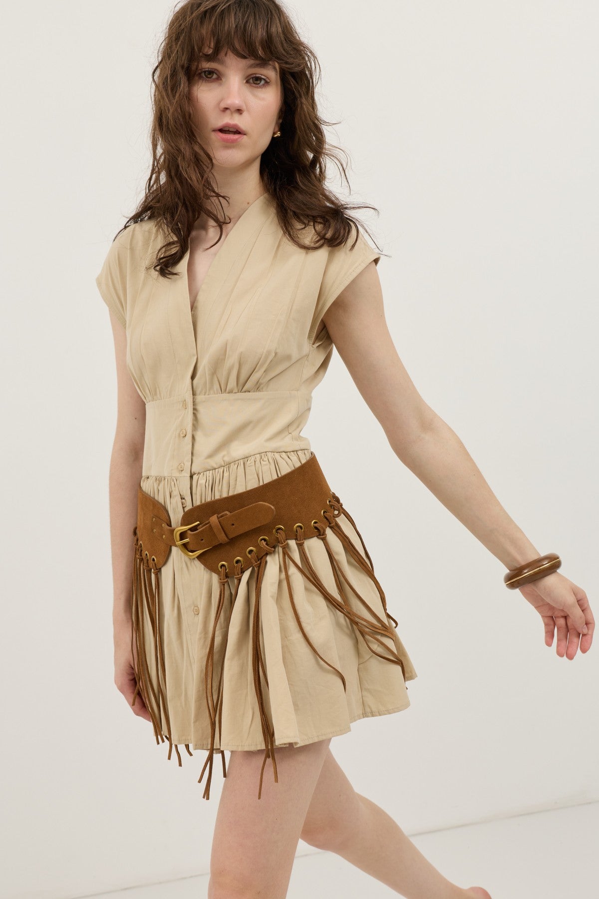 Women's Mini Poplin Dress