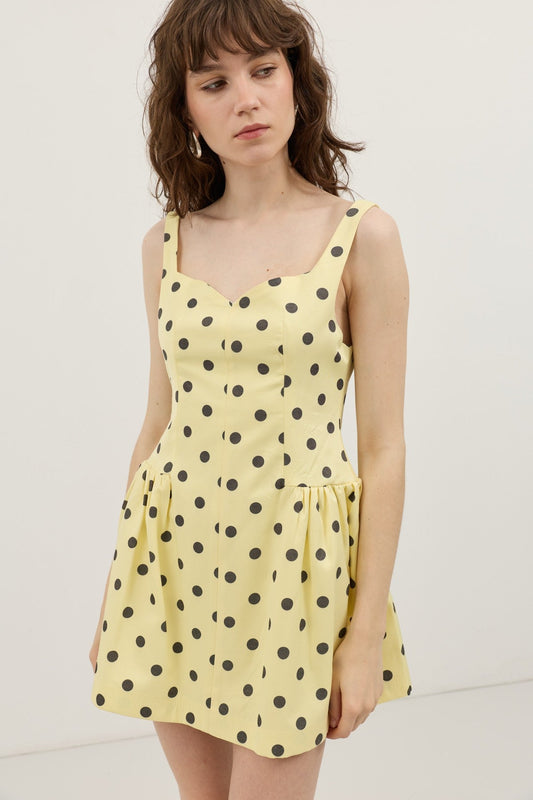 Polka-Dot Women's Mini Dress