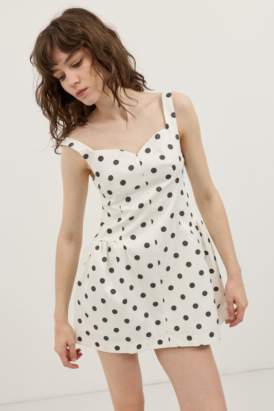 Polka-Dot Women's Mini Dress