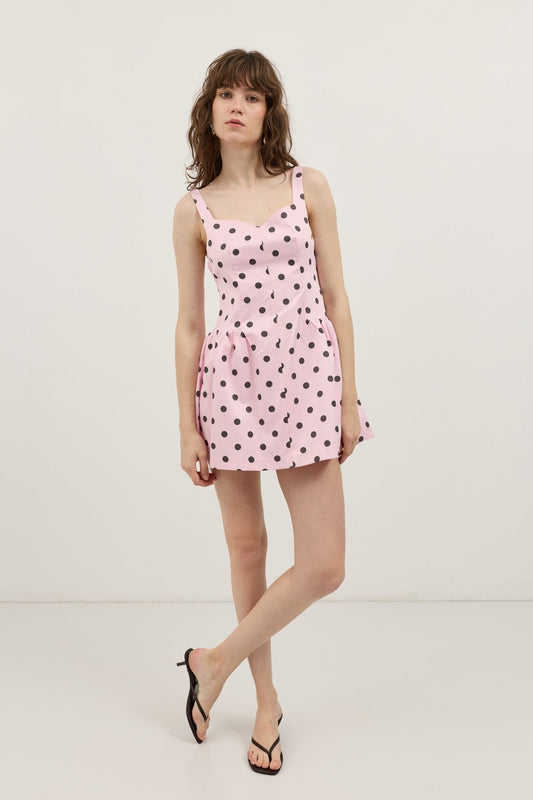 Polka-Dot Women's Mini Dress